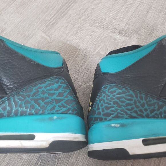 Nike Air Jordan 3 Retro GS Rio Teal Black 441140-018 Youth 6.5Y Shoes Sneakers - Picture 13 of 14